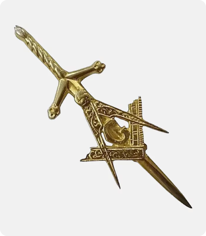 Antique Masonic Kilt Pin