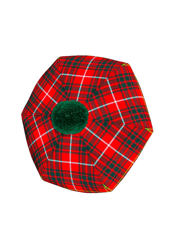 Sombreros Bruce Modern Tartan Tam O' Shanter