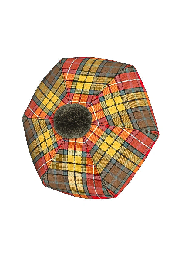 Buchnan Weathered Tartan Tam O' Shanter Hats