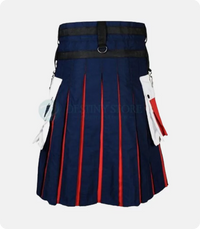 Compare Custom Made Traditional Scottish UK Flag Kilt Back