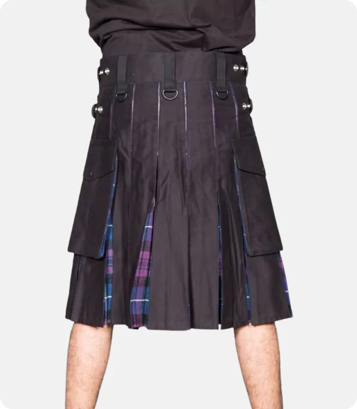 Custom Made Active Men's Slim Fit Hybrid Kilt Back