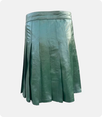 Custom Made Beautiful Green Leather Kilt Back