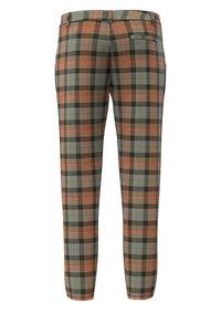 Custom Made  Gunn Weathered Tartan Trouser Back