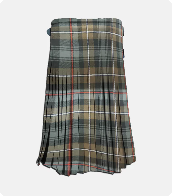 Custom Made Mackenzie Weathered Tartan Kilt Back