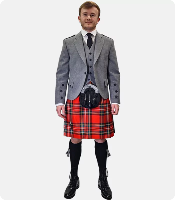 Custom Made Royal Stewart Tartan Kilt Outfits