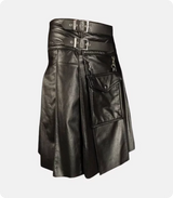 Custom Made Standard Scottish Leather Utility Kilt Right Side