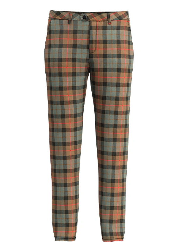 Custom Made  Gunn Weathered Tartan Trouser