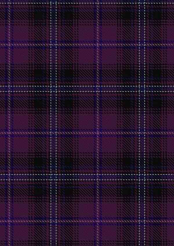 Custom Made Purple Tartan Fabric