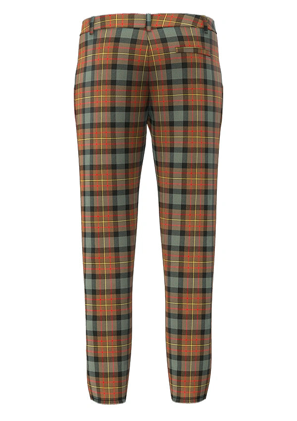 Custom Made Maclaren Weathered Tartan Trouser Back