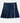 Dark Blue Denim Pleated Kilt