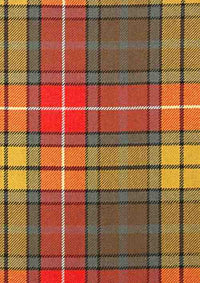 Hand Made Buchnan Weathered Tartan Fabric