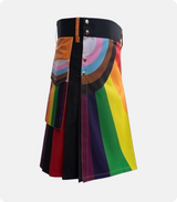 High Quality Rainbow Kilt Right Side