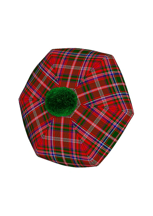 Macdougall Tartan Tam O' Shanter Hats Top