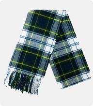 Premium Quality Gordon Dress tartan lambs wool scarf