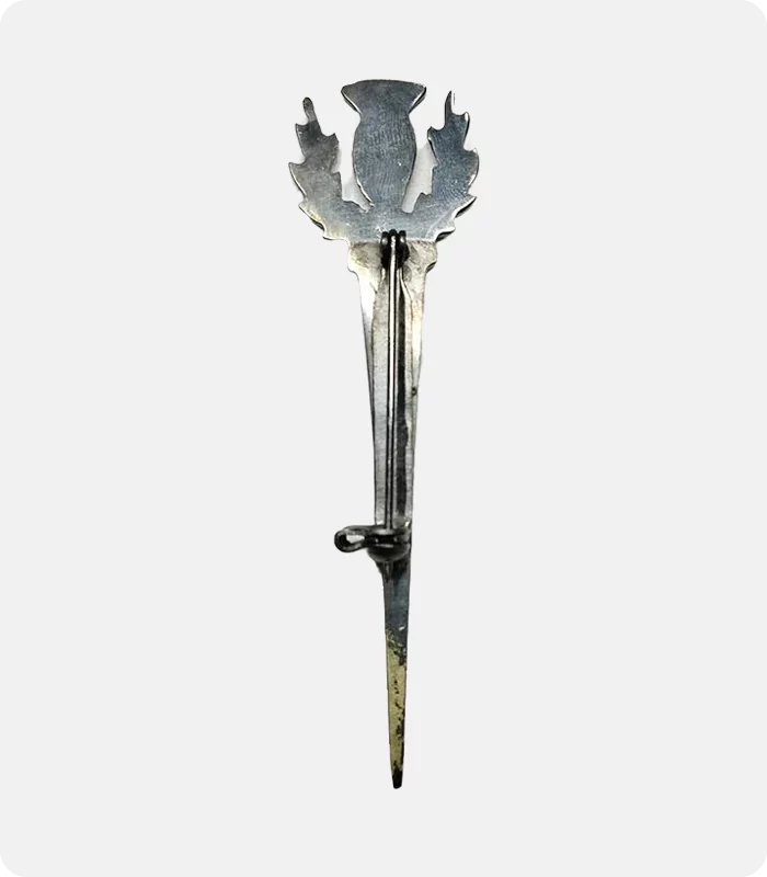 Scottish Sword Kilt Pin Antique Back