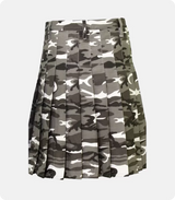 Urban Snow Camouflage Tactical Kilt Back