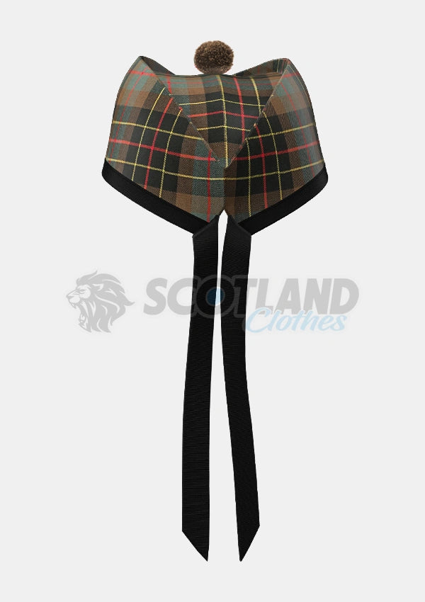 Brodie Hunting Weathered Tartan Glengarry Hats Back